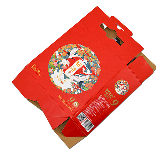 牛（niú）奶紙箱包裝盒 彩色牛奶外（wài）包裝彩盒